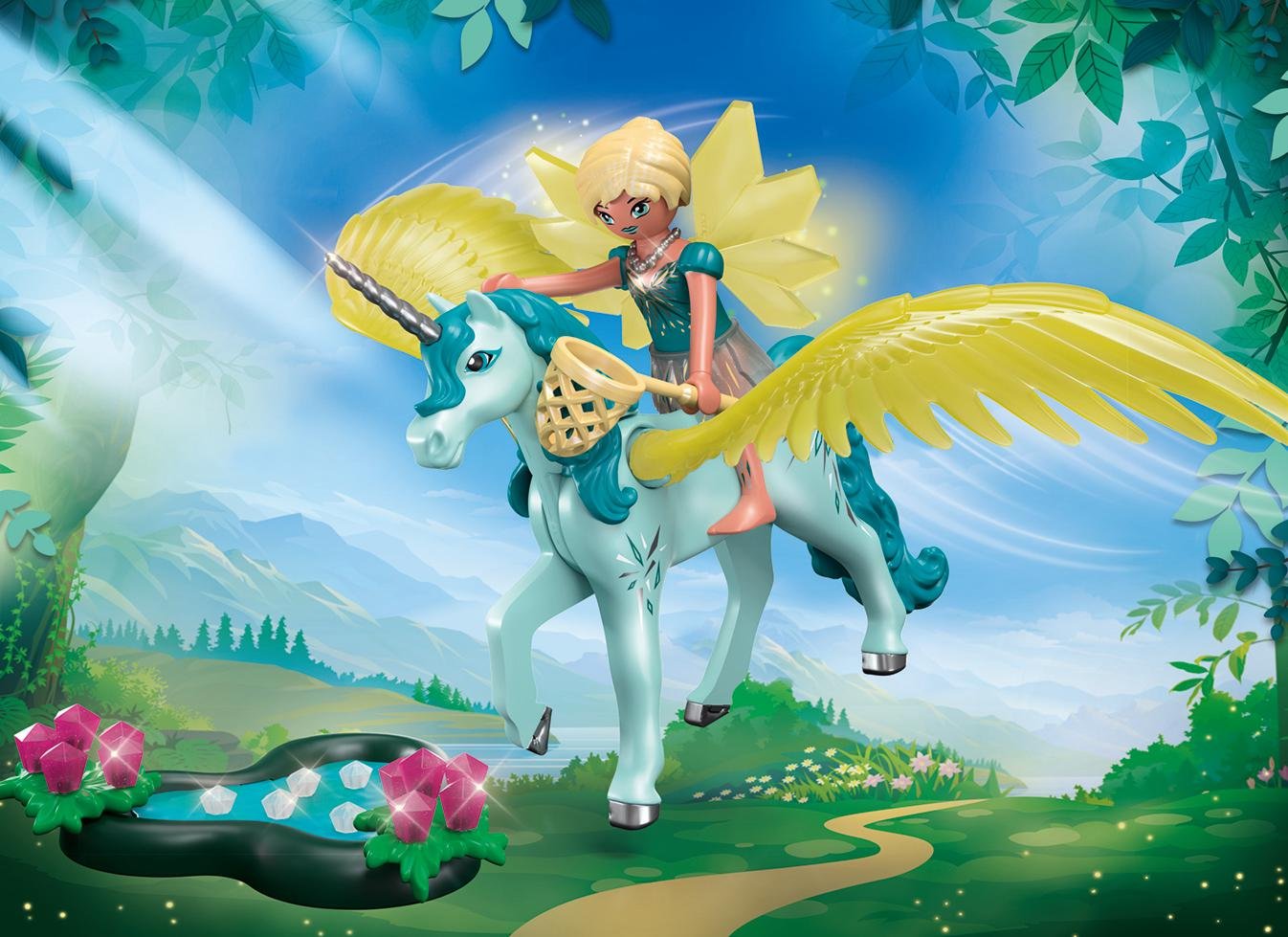 Playmobil 70809 Crystal Fairy Con Unicornio