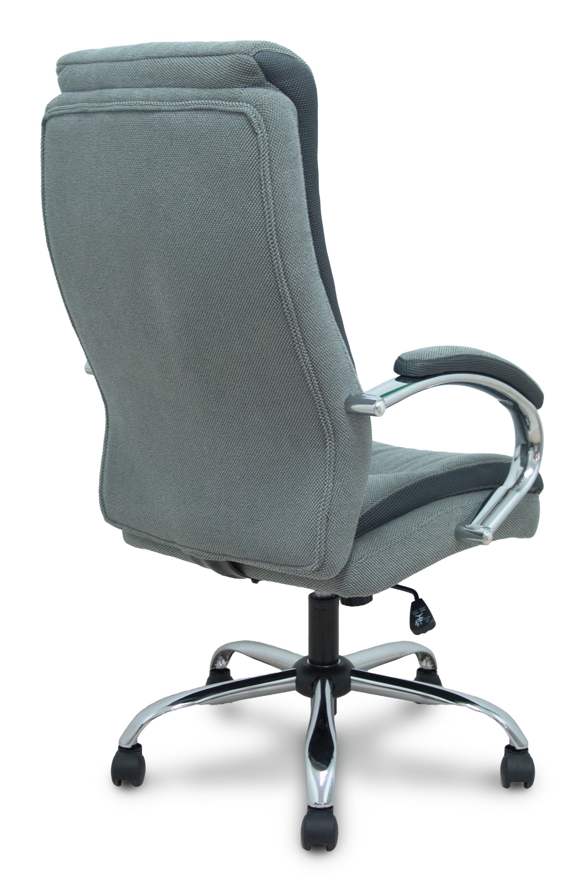 Piqueras Y Crespo Forol Sillon Opti533 Basculante Tapizado Tela Color Gris Base Cromo Ruedas Nailon