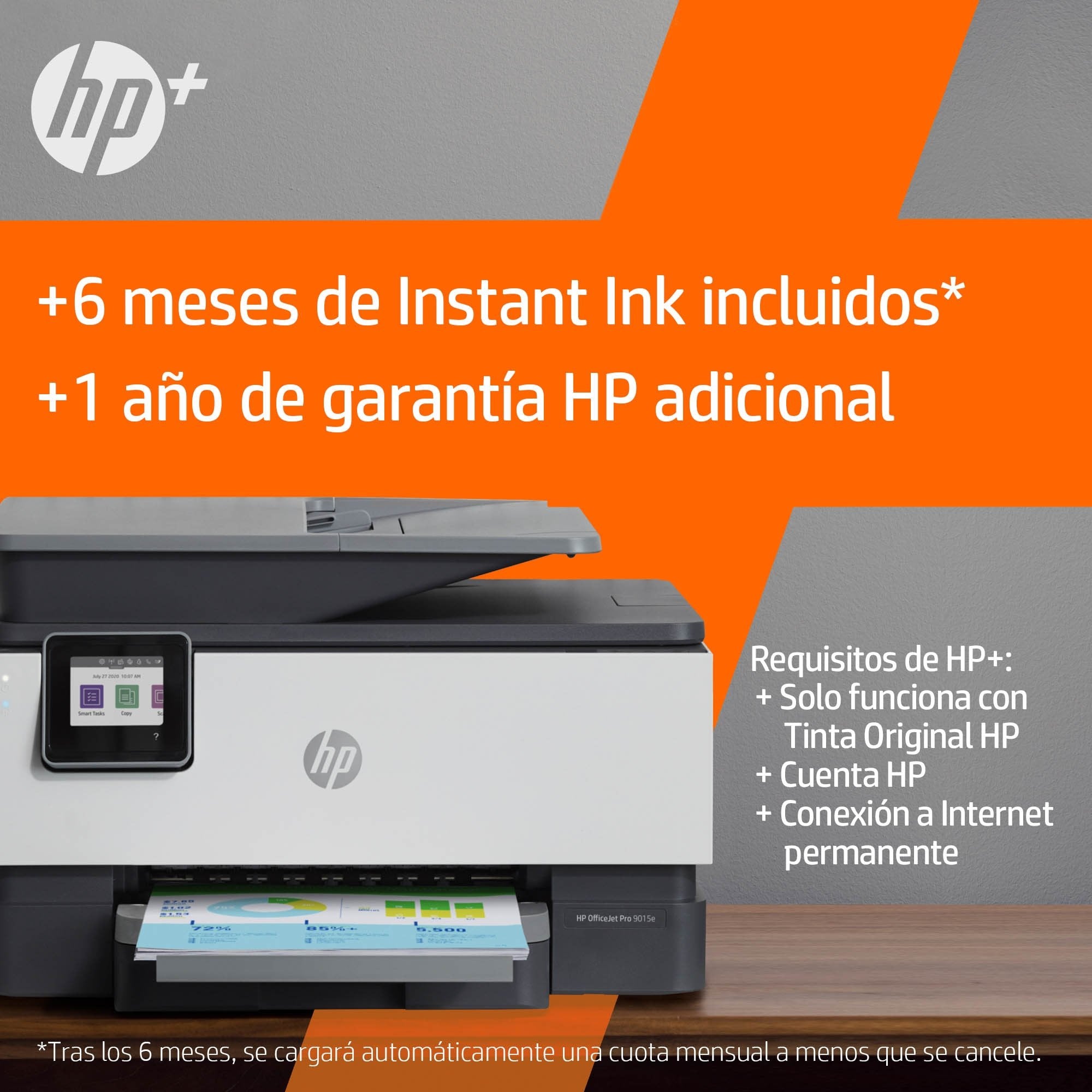 Impresora Hp Officejet Pro 9012e All-In-One