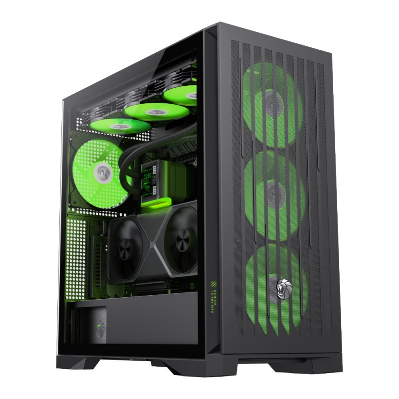 Caja Pc Gamemax  Case  Leader 2 Bk  E-Atx