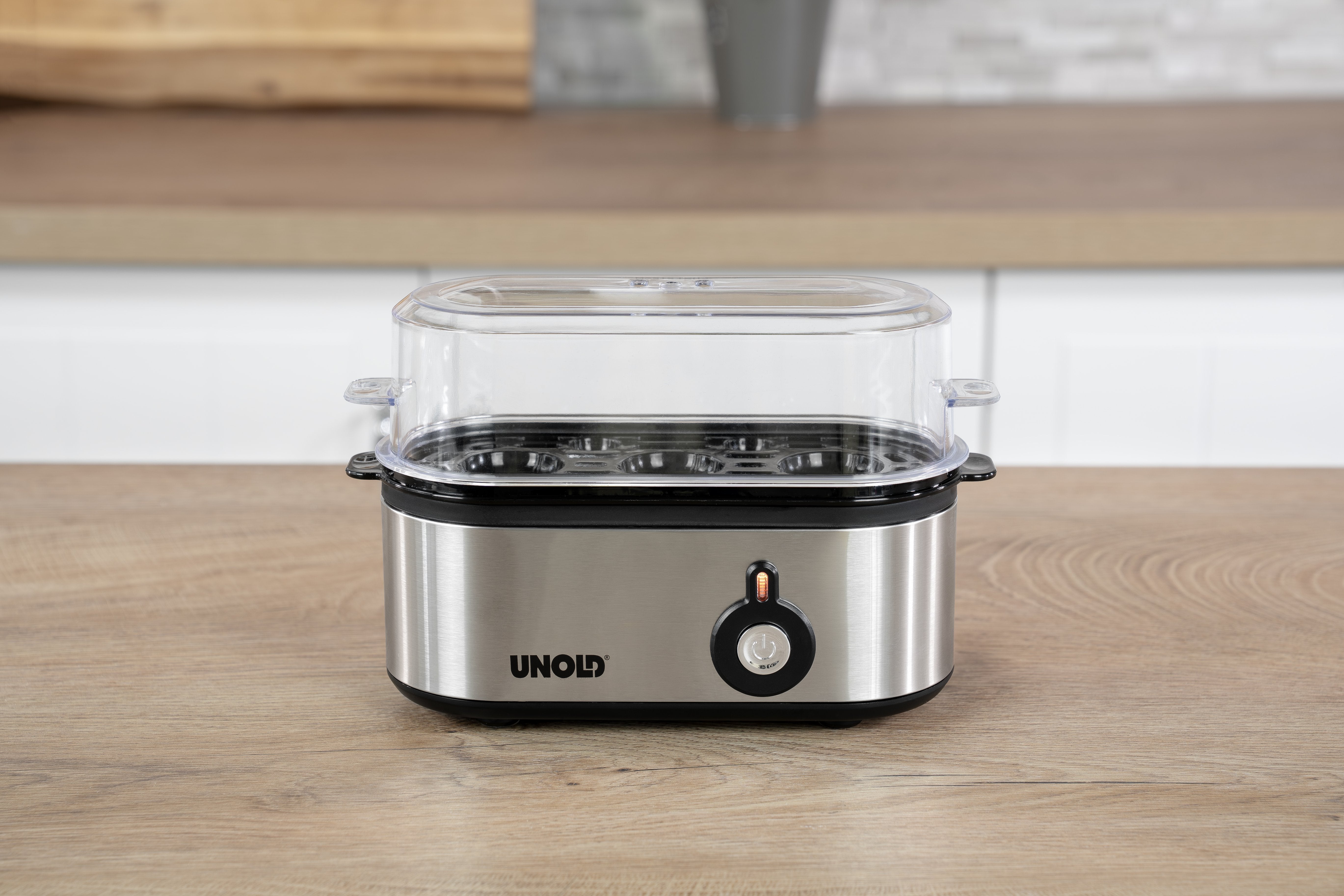 EAN 4011689386107 - Unold 38610 cuecehuevos 3 huevos 210 W Acero inoxidable imagen 7