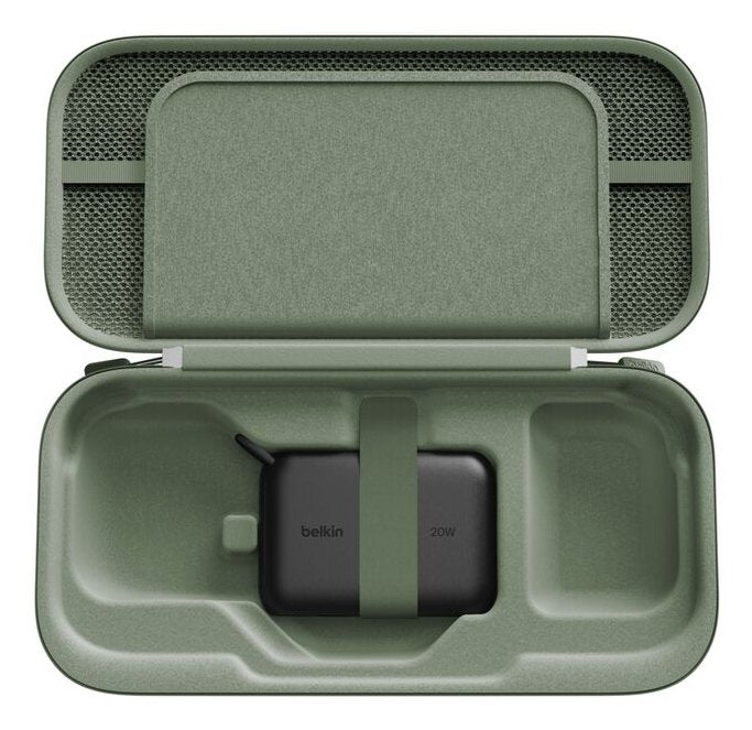 EAN 0745883929474 - Belkin ENA001hqSE-V2 Estuche de viaje Nintendo Malla, Poliéster, Terciopelo Verde imagen 3