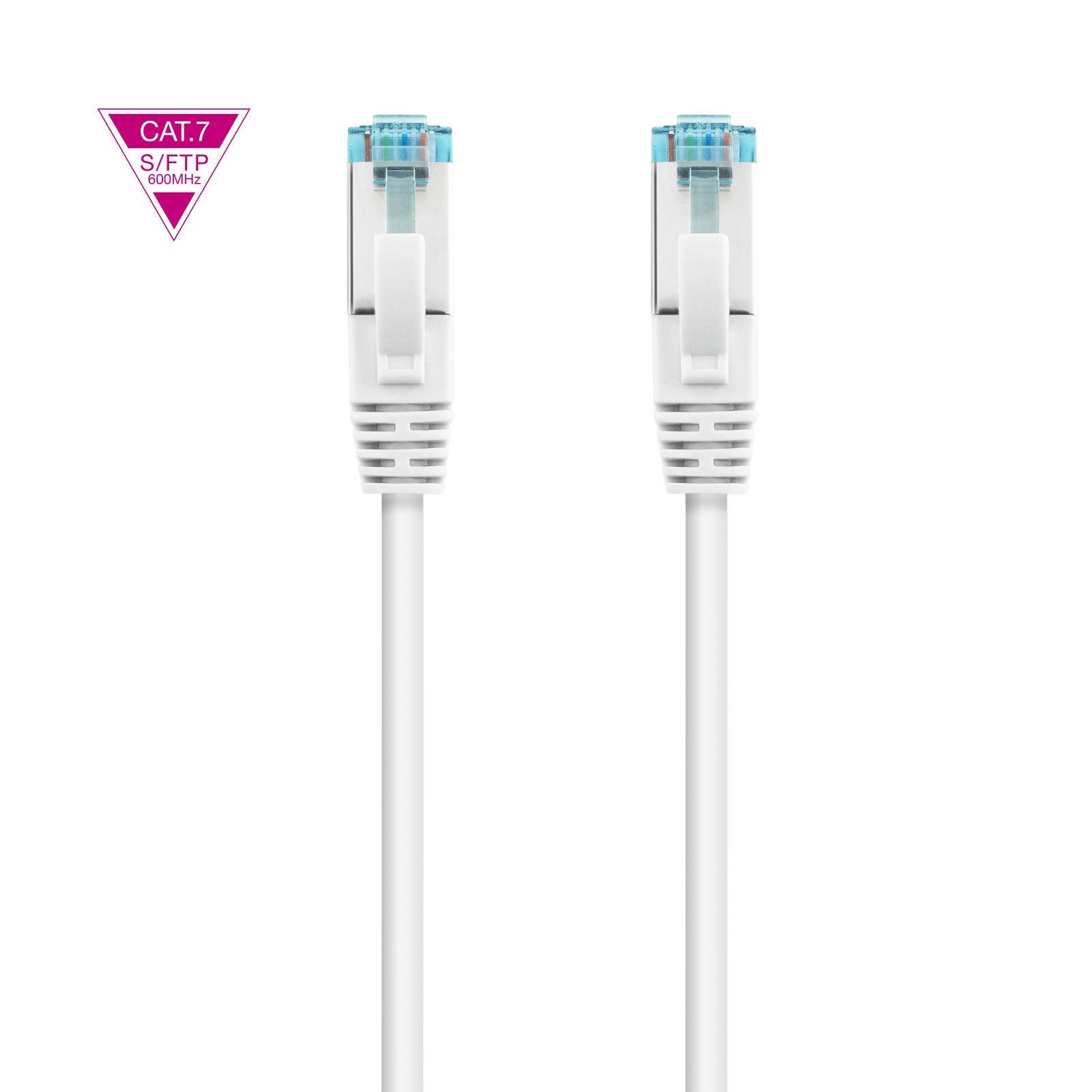 Nanocable Cable Red Cat.7 Lszh Sftp Pimf Awg26 25cm - Blanco