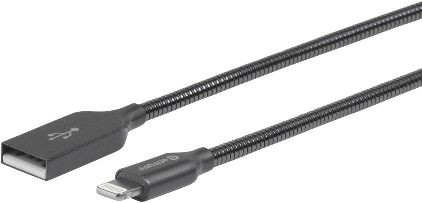 Lightning Cable Mfi 0,5m Steel 8pin Lightning - Usb A Male