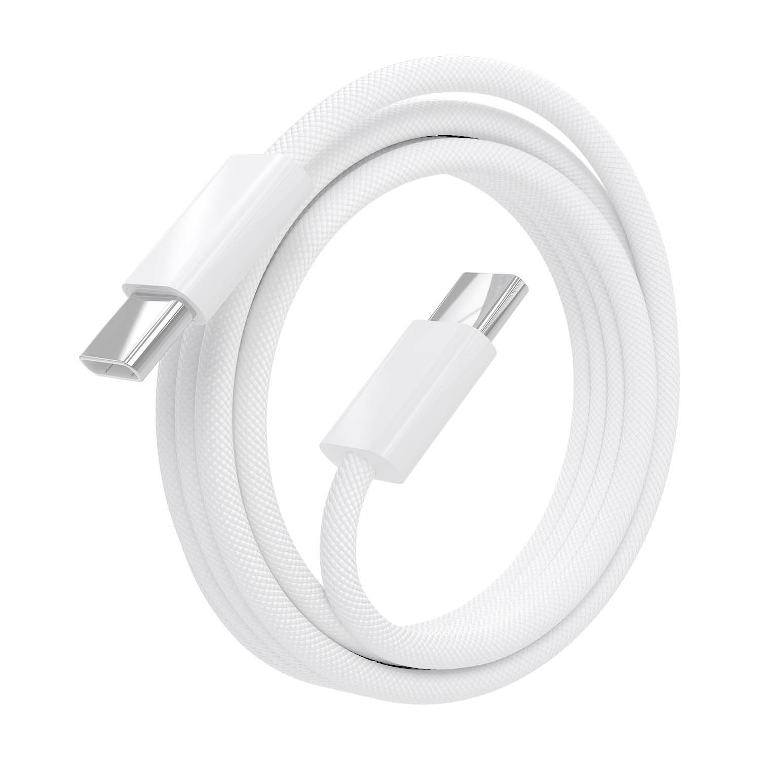 Aisens Cable Usb 2.0 3a 60w Apple - Tipo Usb-C/M-Usb-C/M - 2m - Blanco
