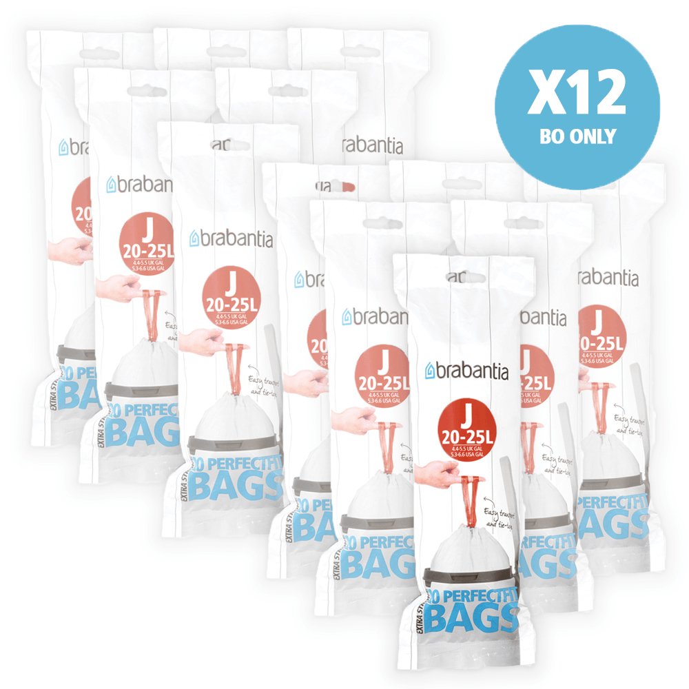 Brabantia 115585 Bolsa Para Basura 23 L Blanco 20 Pieza(S)