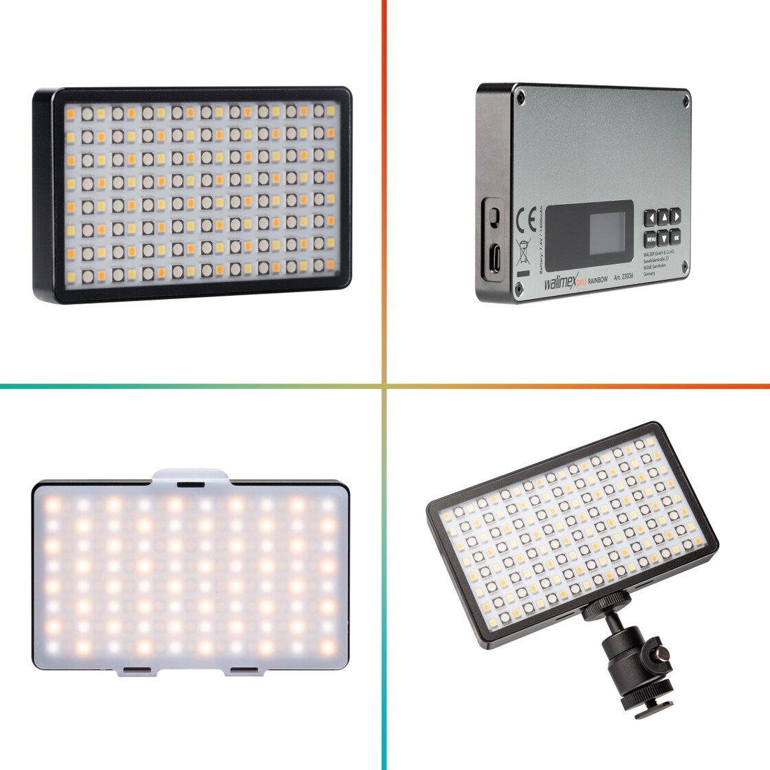 Walimex Pro Rainbow Led Rgbww Pocket