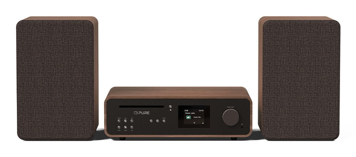 Pure Classic Stereo Coffee Black Walnut Eu Uk