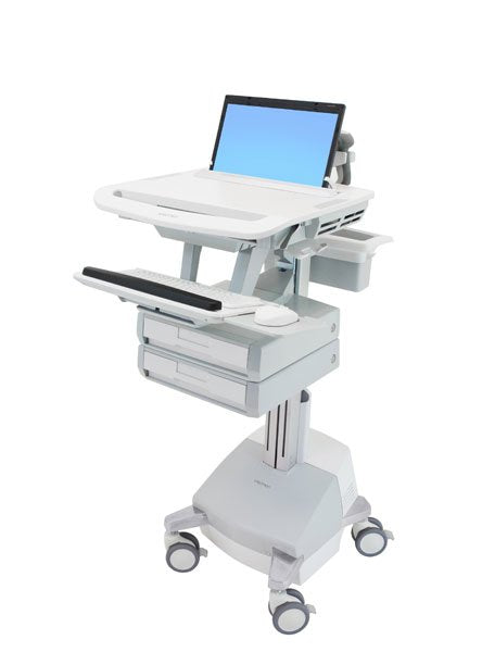 Ergotron Styleview Laptop-Wagen Sla-Antrieb 2 Schublade 1x2 Eu Bis 43,9cm 17,3zoll 10kg. Anhebung 51cm 66ah Power System 2x33ah 12v