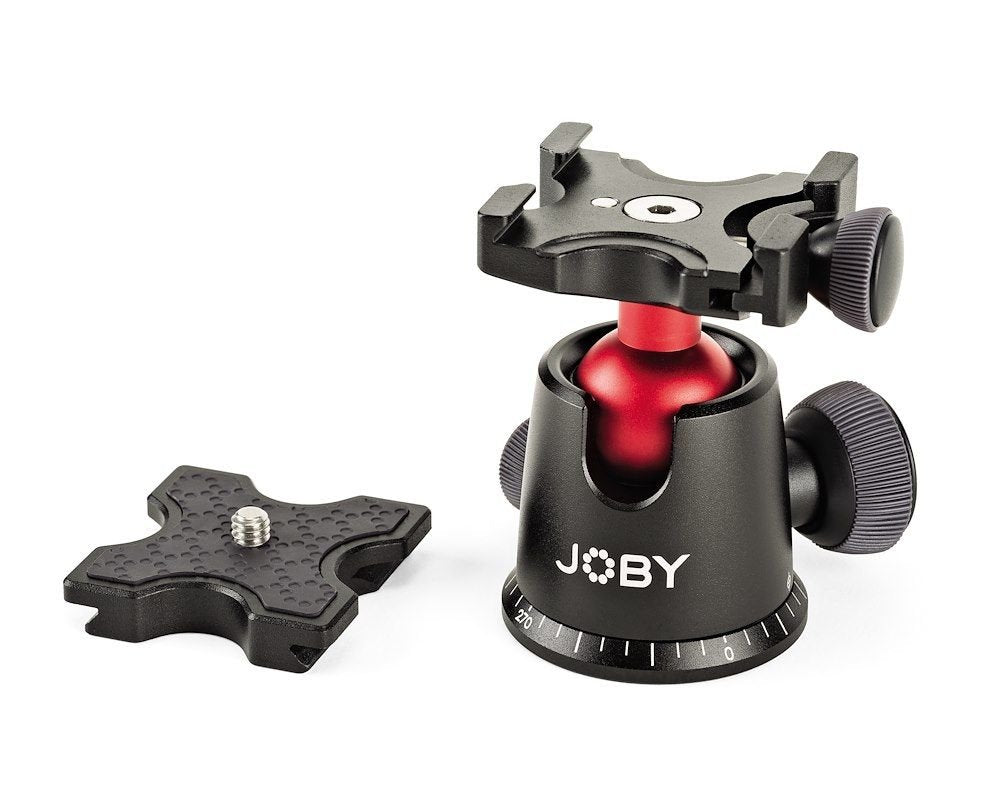 Joby Ballhead 5k Cabeza De Tripode Negro, Rojo Acrilonitrilo Butadieno Estireno (Abs), Aluminio, Acero Inoxidable, Acero, Elastómero Termoplástico (Tpe) 1/4" Pelota