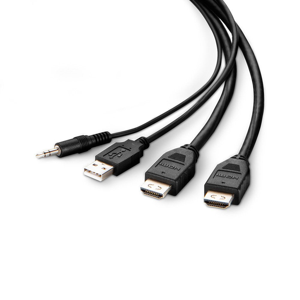 Belkin Secure Kvm Combo Cable - Video- / Usb- / Audio-Cable - Conforme Taa - Usb, Mini-Conector Macho, Hdmi (M)