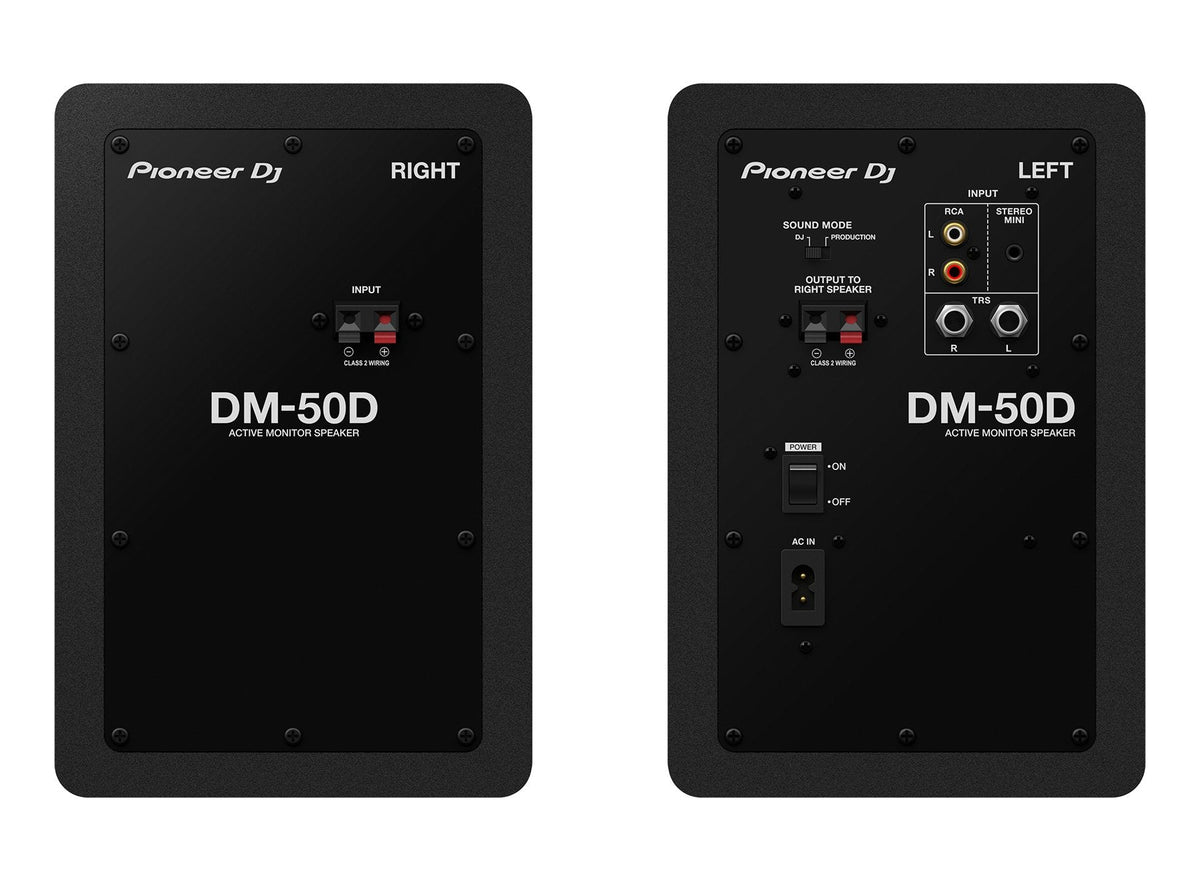 Pioneer Dm-50d Altavoz De 2 Vías Negro Alámbrico 50 W