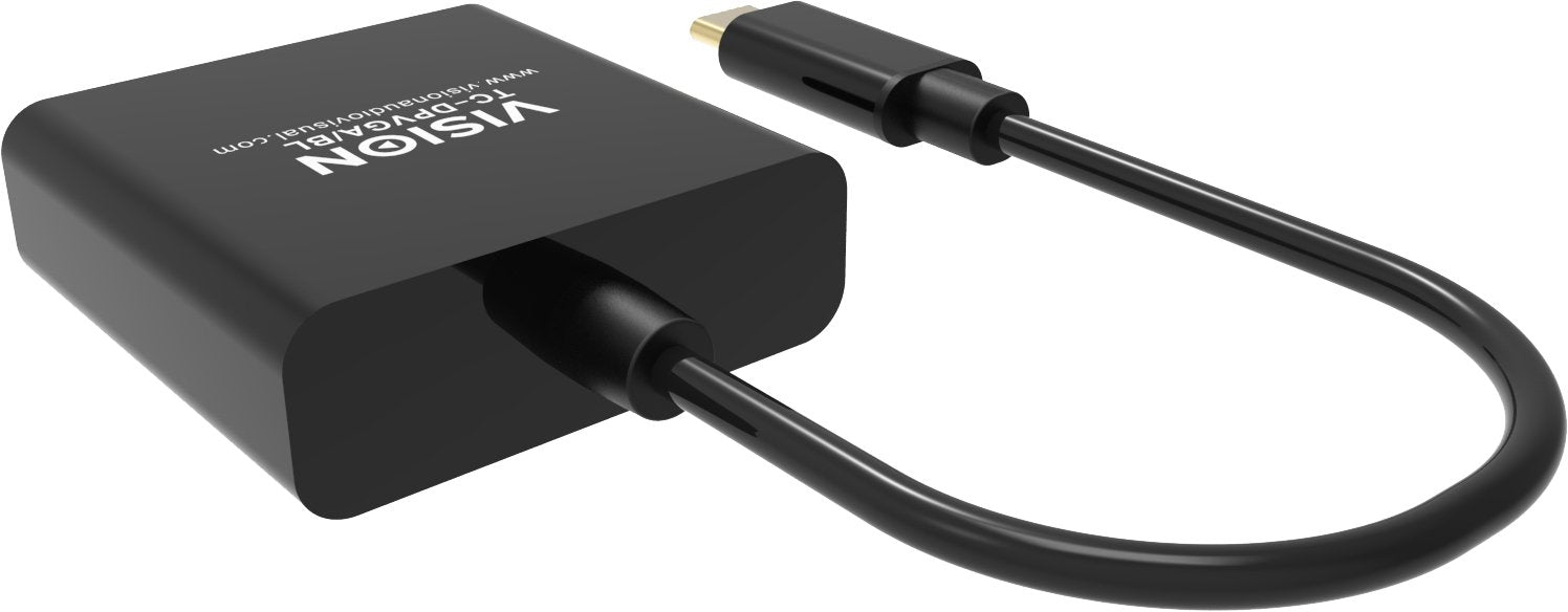 Vision Tc-Usbcvga/Bl Adaptador De Cable De Vídeo Usb Tipo C Vga (D-Sub) Negro