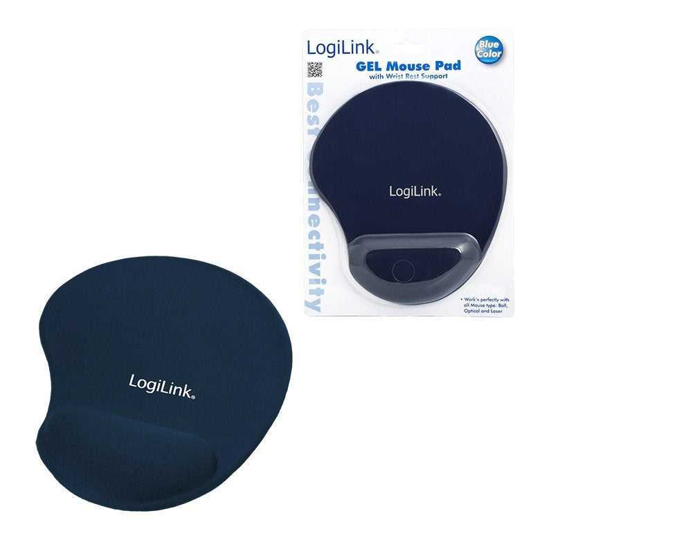Logilink Alfombrilla Gel ReposamuaâEcas Azul Id0027b