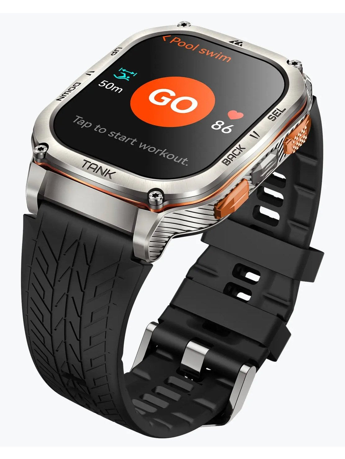 EAN 6974958250715 - KOSPET TANK M3 ULTRA 4,98 cm (1.96") AMOLED Digital 410 x 502 Pixeles Pantalla táctil Plata GPS (satélite imagen 3