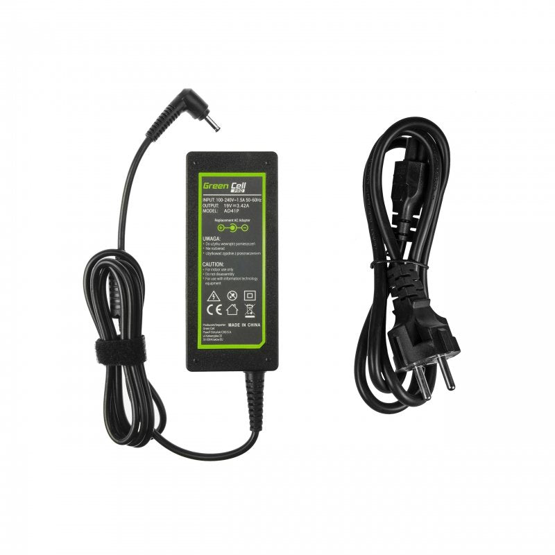 Cargador Portatil Asus 19v 3.42a 4.0x1.35mm Greencell
