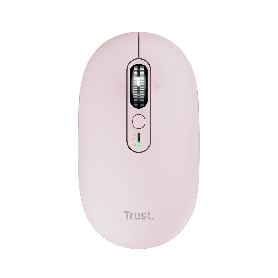 Raton Optico Wireless Fino Seron Rosa Trust Hasta Dpi 3200 / Inálambrico