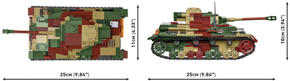 Cobi Blocks Wwii Pzkpfw  Iv Ausf.G 1107 Blocks