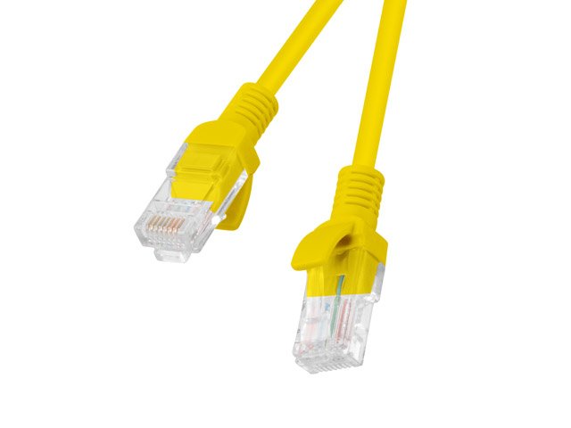 EAN 5901969404616 - Lanberg PCU5-10CC-0050-Y cable de red Amarillo 0,5 m Cat5e U/UTP (UTP) imagen 2