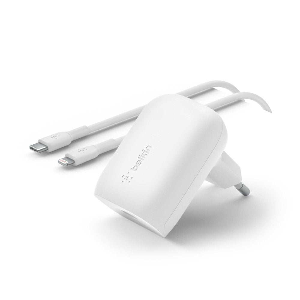EAN 0745883837595 - Belkin WCA005vf1MWH-B5 Portátil, Smartphone, Tableta Blanco Corriente alterna Carga rápida Interior imagen 1