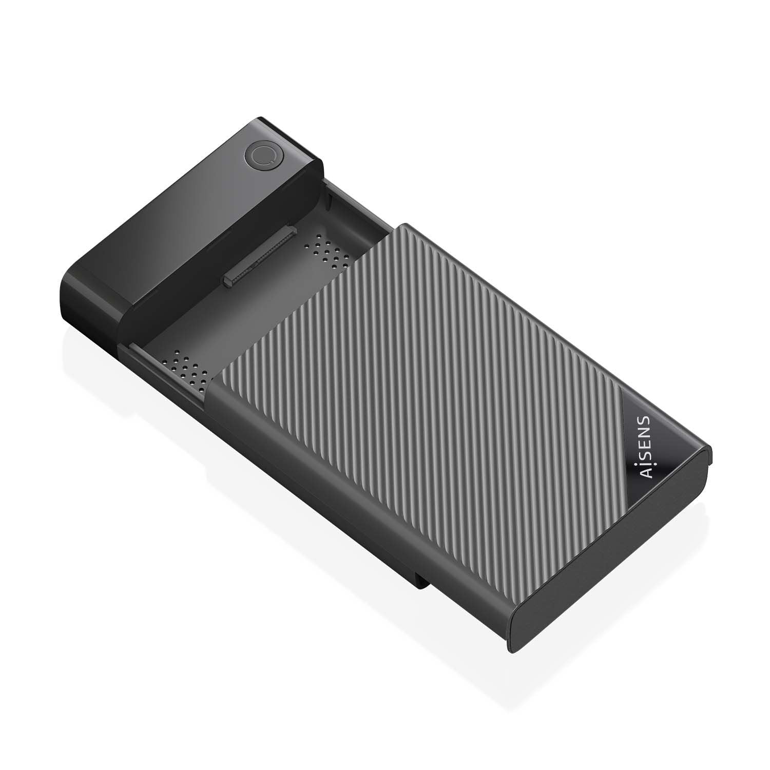 EAN 8435739902417 - AISENS ASE-3529B caja para disco duro externo Caja de disco duro (HDD) Negro 3.5" imagen 3