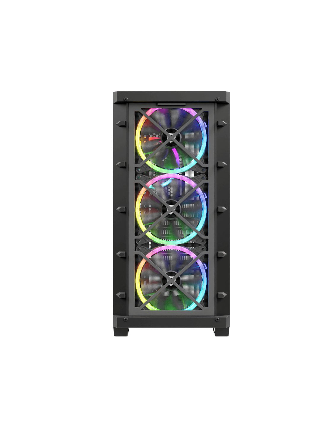 Nfortec Draco X Black Tempered Glass Usb 3.2 Black