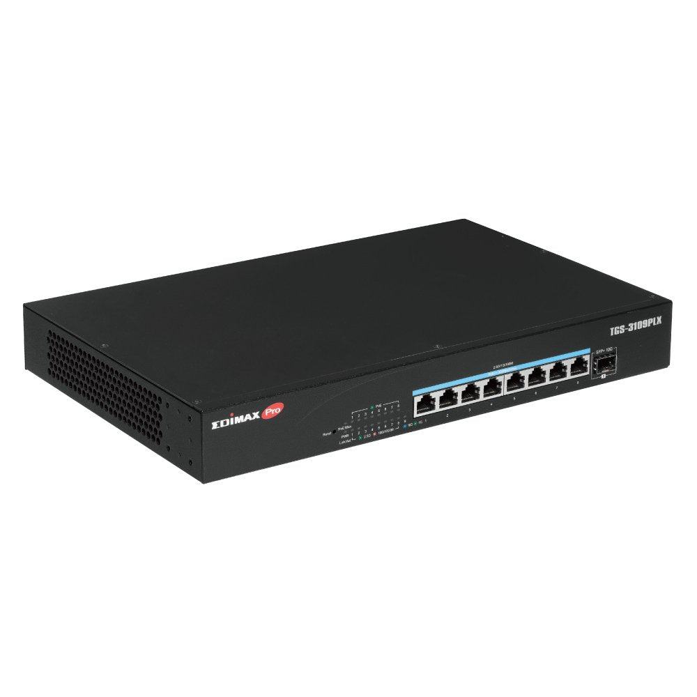 EAN 4717964705358 - Edimax Switch 8x TGS-3109PLX 2.5GbE Web Smart PoE++ - Switch Gestionado 2.5G Ethernet (100/1000/2500) Ene imagen 3