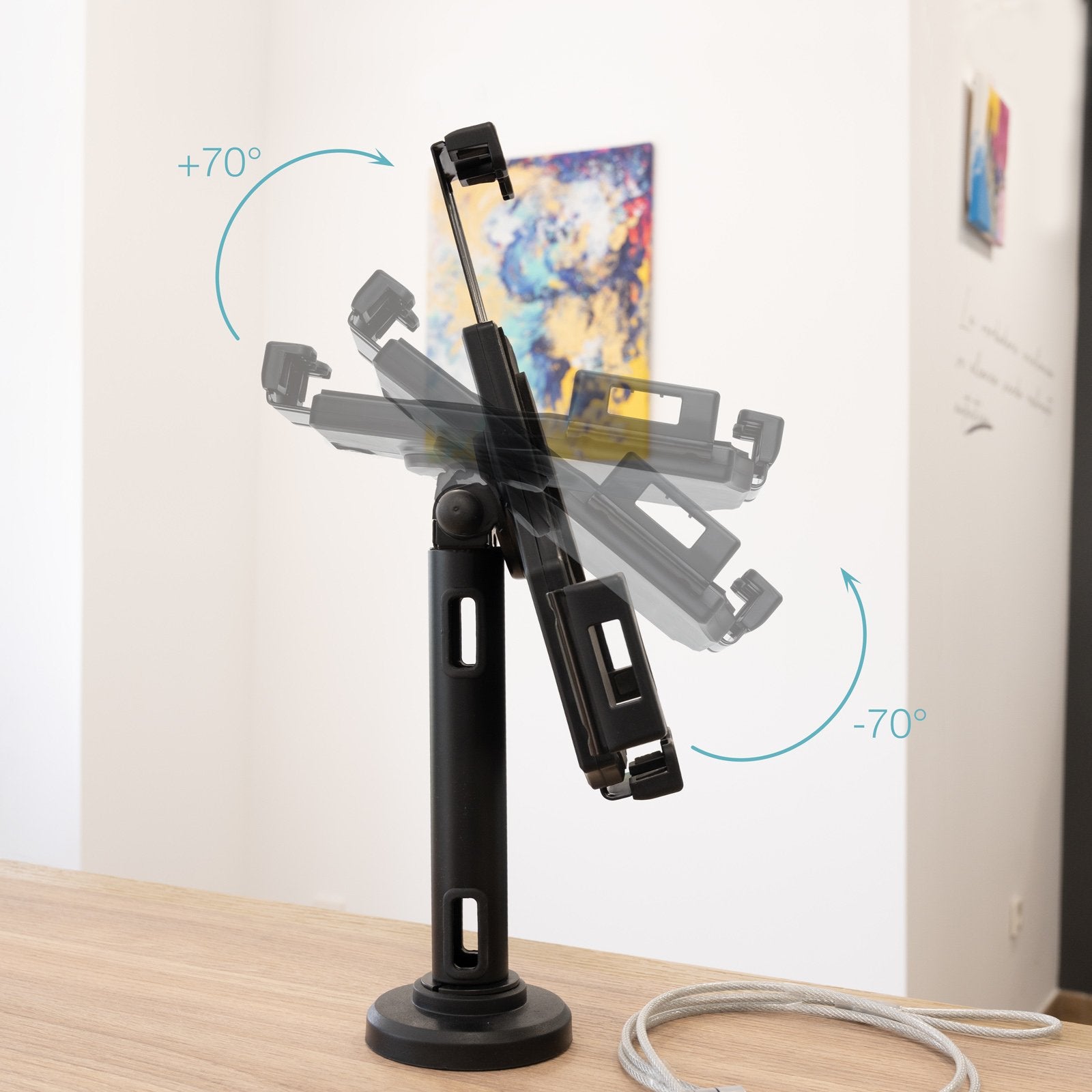 EAN 8433281016354 - TooQ TQTDS0812 soporte Soporte para tableta Tablet/UMPC Negro imagen 5
