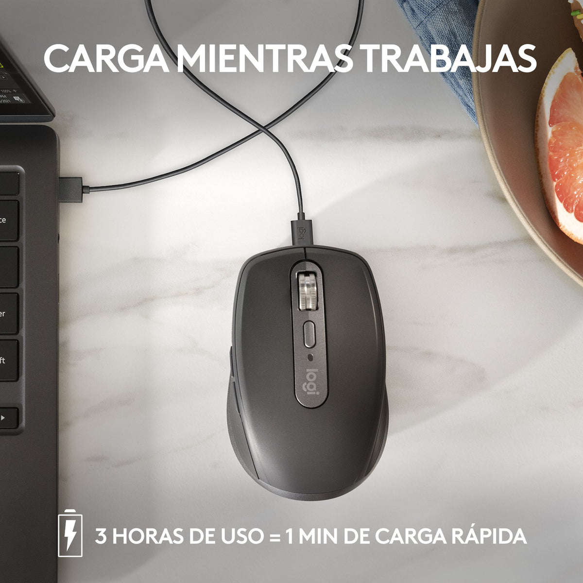 EAN 5099206111721 - Logitech MX Anywhere 3S ratón Oficina Mano derecha RF Wireless + Bluetooth Laser 8000 DPI imagen 16