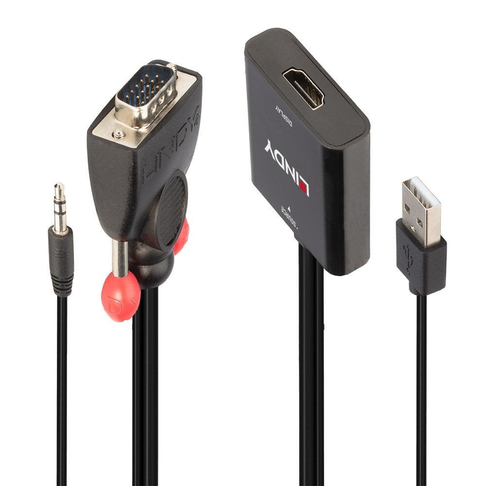 Lindy Convertidor Vga Y Audio A Hdmi