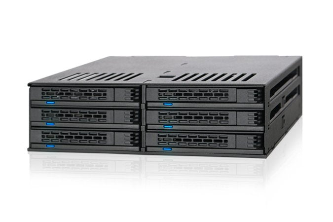 Icy Dock Rack 1u 6x2 5'' Sata Sas Hdd Icy Dock Mb326sp-B Negro Disk Array
