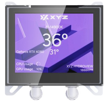 EAN 6978262010508 - XYZ HYDROVIEW AIO 360 Procesador Kit de refrigeración líquida 12 cm Blanco 1 pieza(s) imagen 5