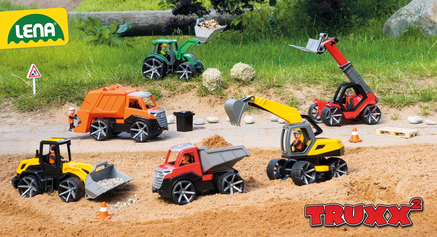 EAN 4006942896202 - Lena TRUXX Dump Truck - 29cm imagen 9