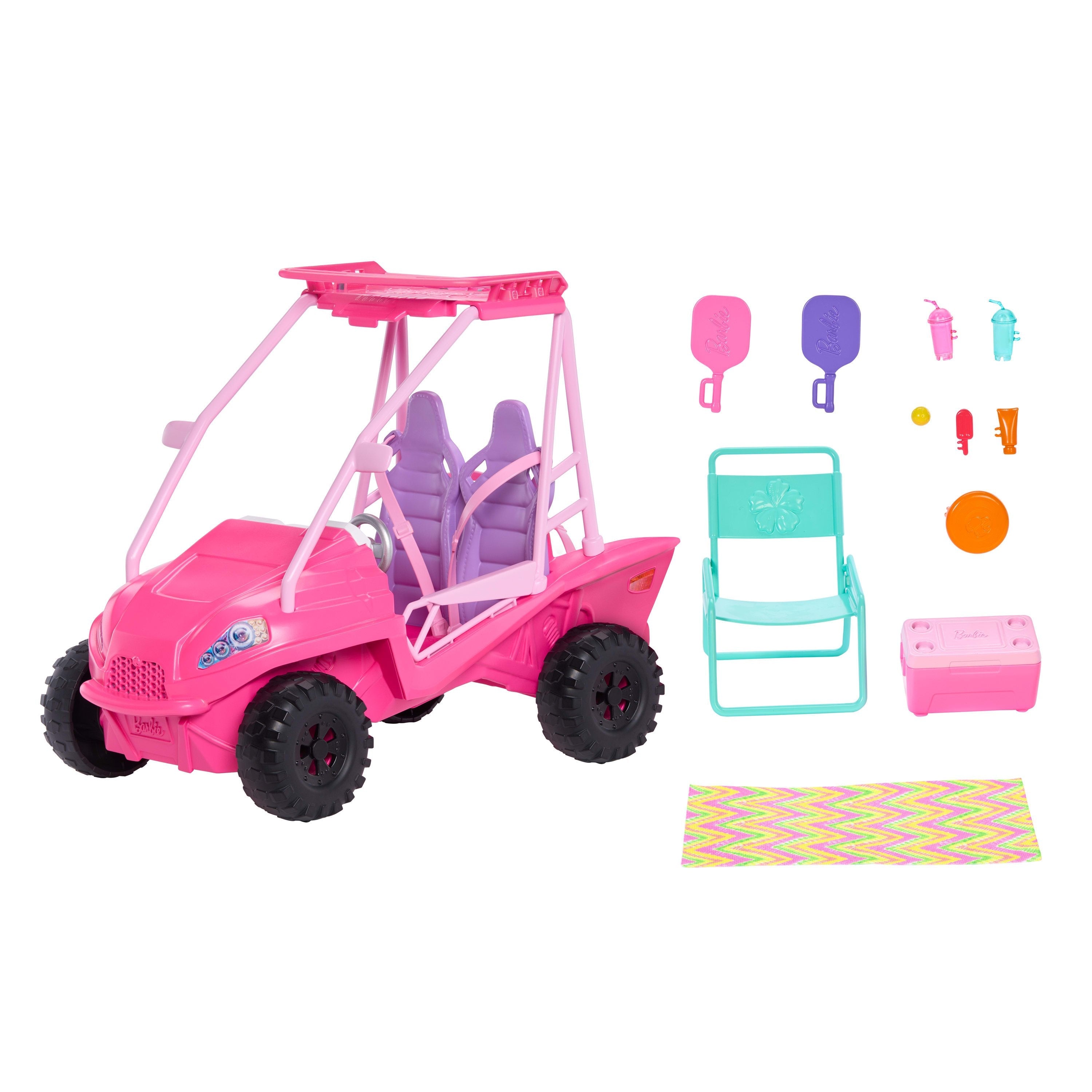 Mattel Barbie Mysteries Beach Detectives Ultimativer Strand-Buggy Jfv68