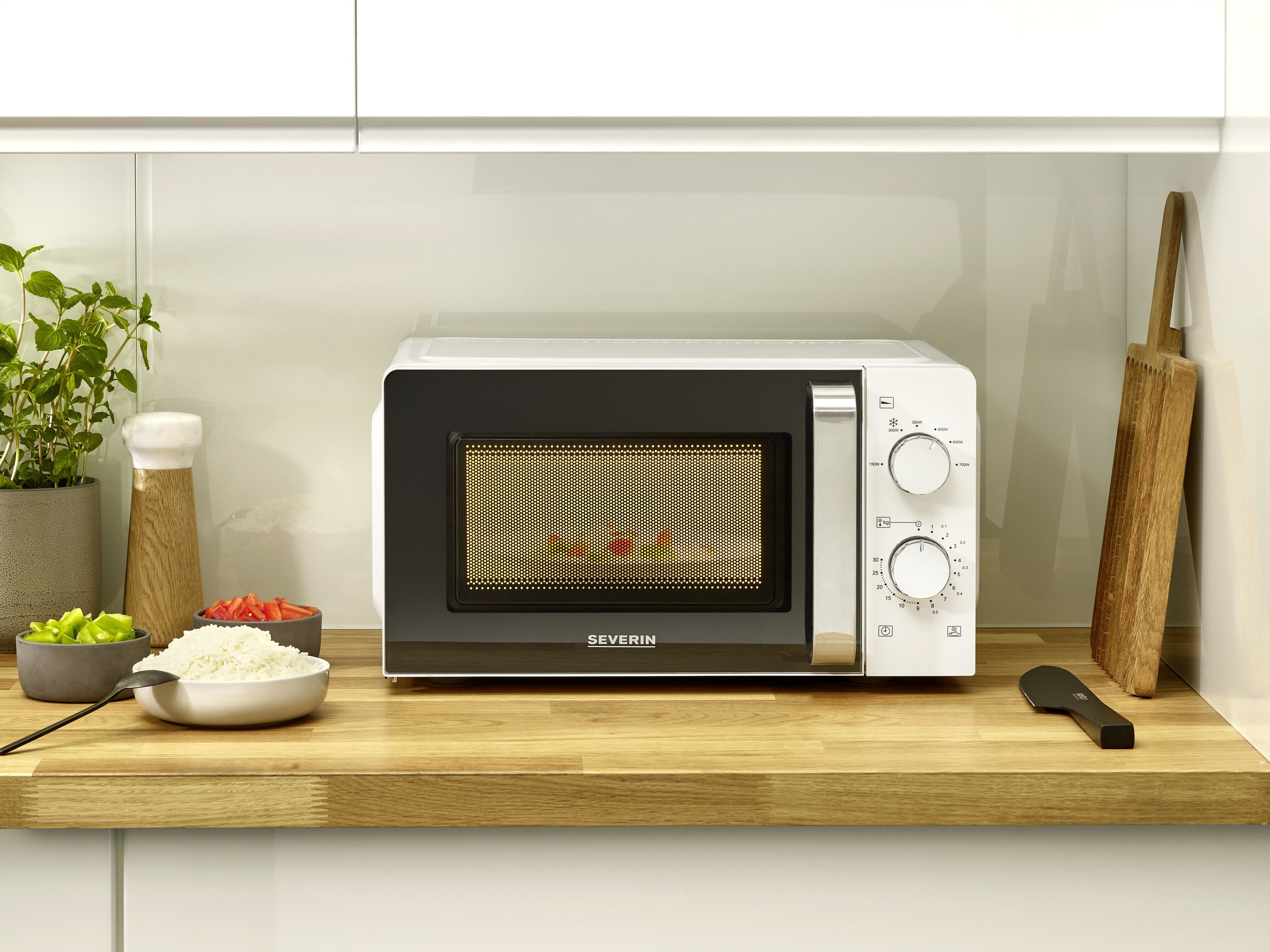 Microondas  Severin Mw 7885 17 L 700 W Negro, Blanco