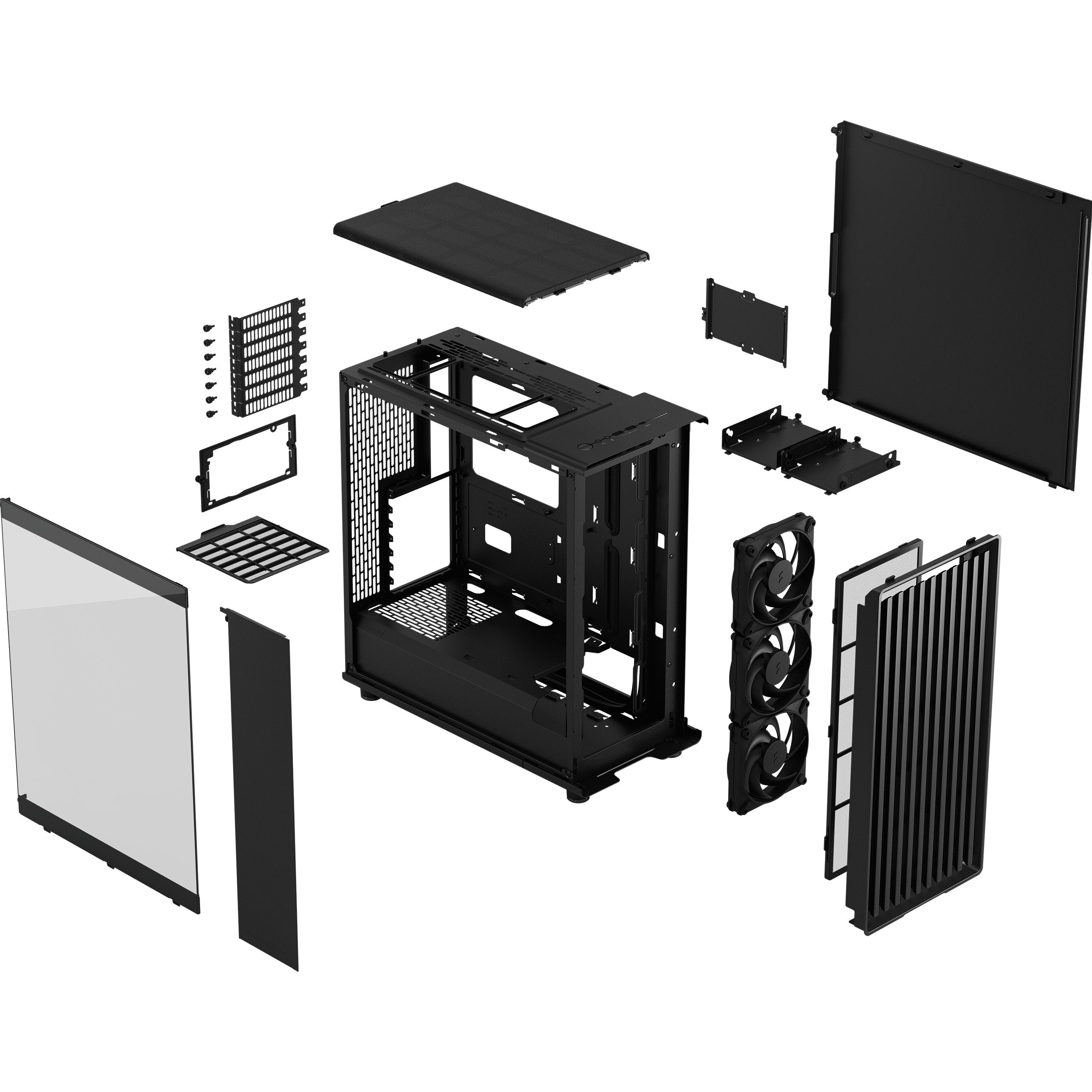 Fractal Design North Momentum Edition (Negro/Eiche, Tempered Glass) Fd-C-Nor1c-05