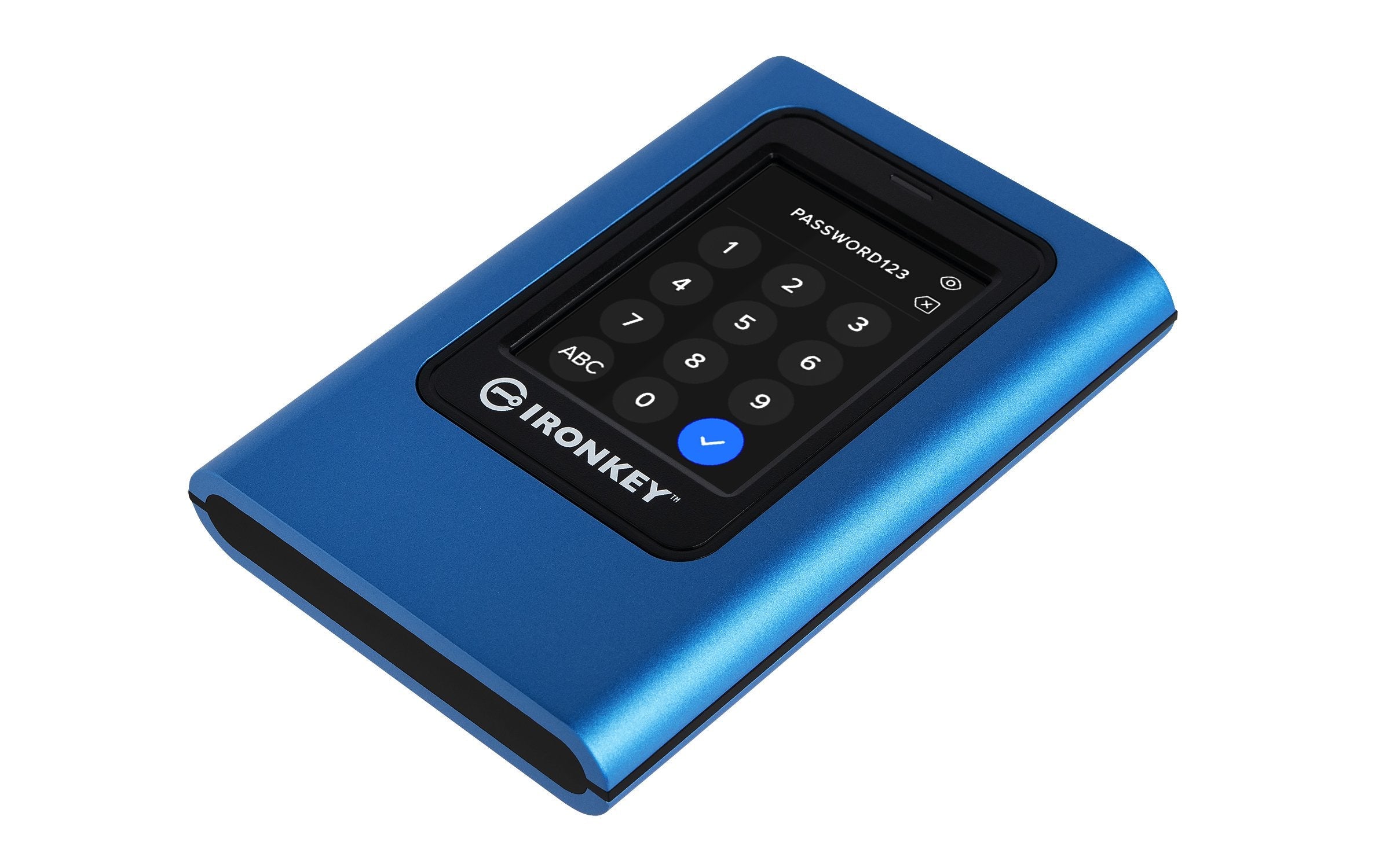 EAN 0740617328431 - Kingston Technology IronKey Vault Privacy 80 USB Tipo C 3.2 Gen 1 (3.1 Gen 1) Azul imagen 3