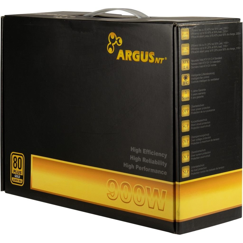 EAN 4260455647120 - Inter-Tech GPS-900 unidad de fuente de alimentación 900 W 20+4 pin ATX ATX Negro imagen 5
