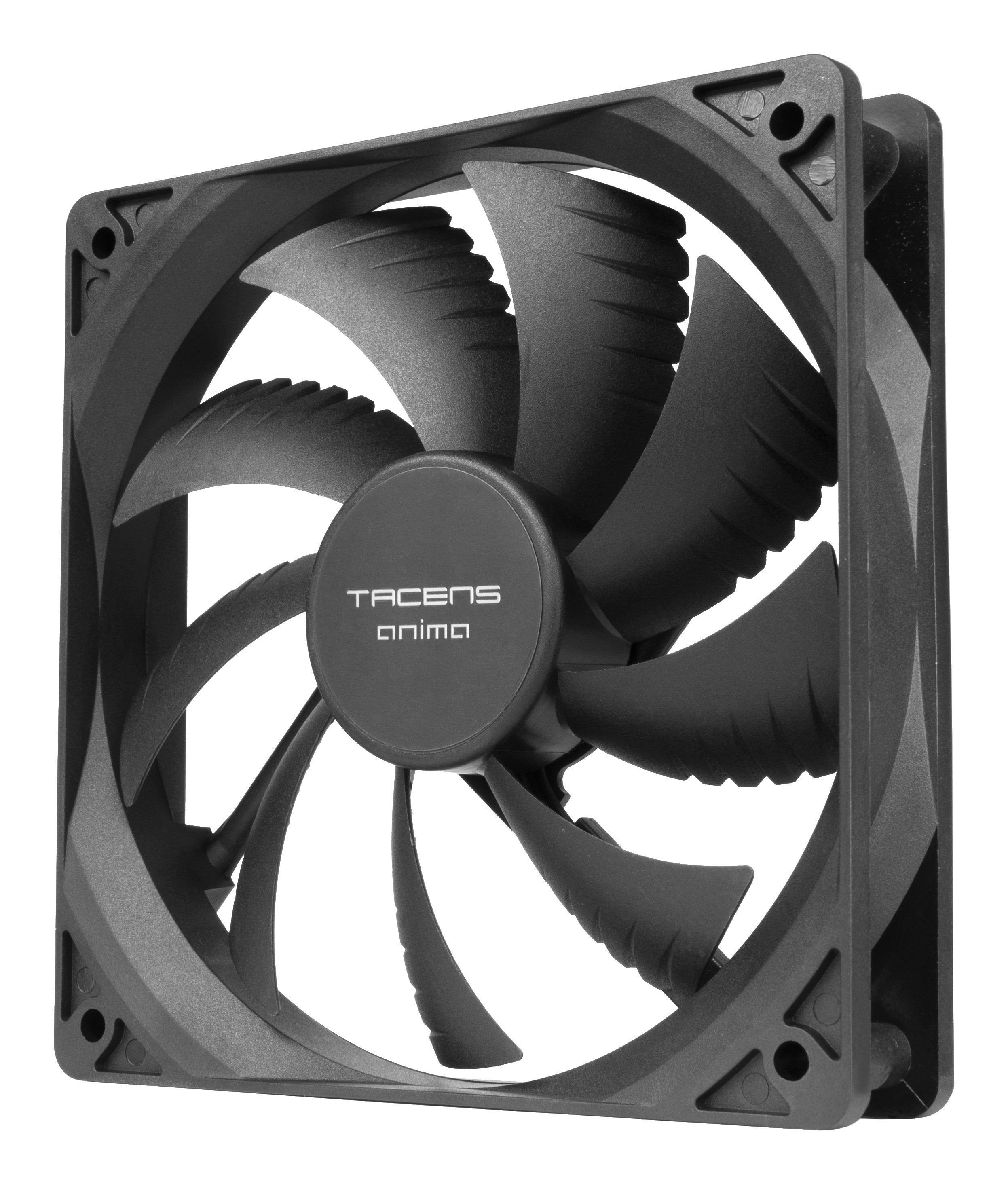 Ventilador Pc  Interno Tacens Anima Af12x2 12x12 14db Fluxus Bearing Air-Guide Bajo Ruido Pack 2