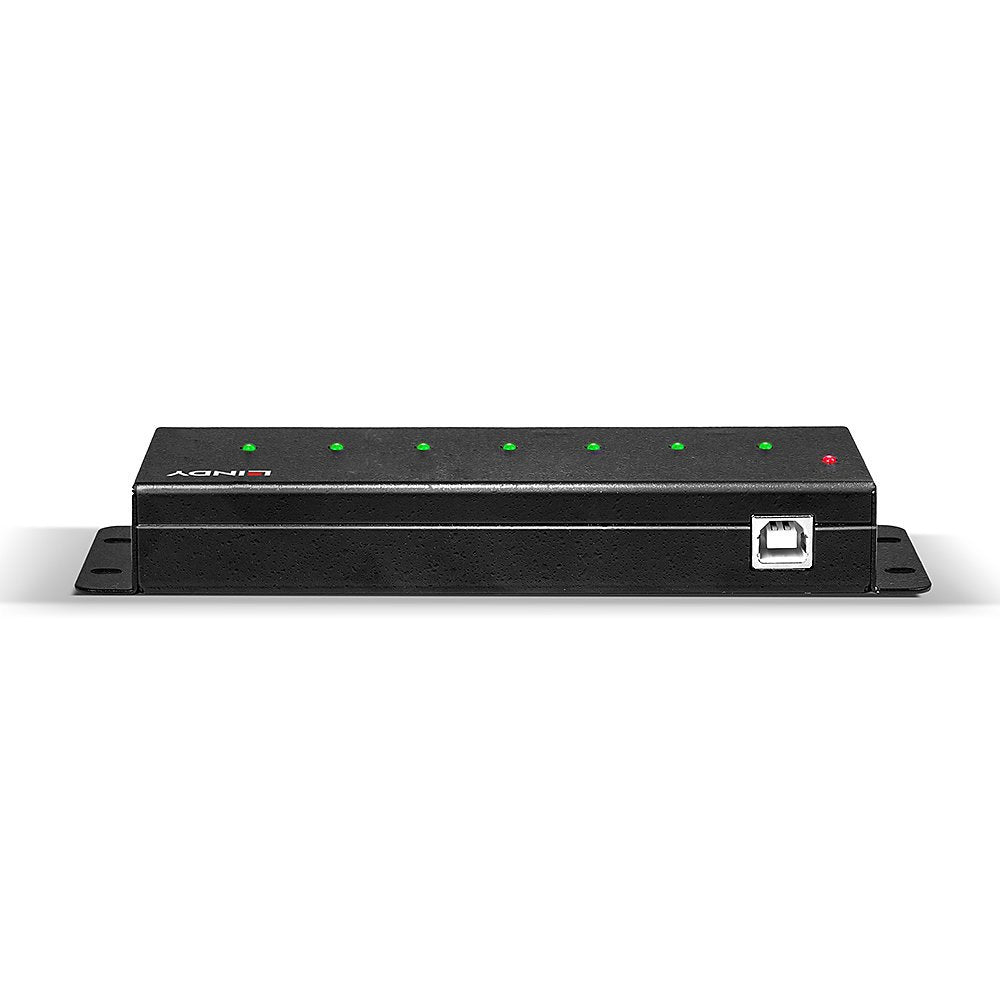 Lindy 42794 Hub De Interfaz Usb 2.0 Type-B 480 Mbit/S Negro