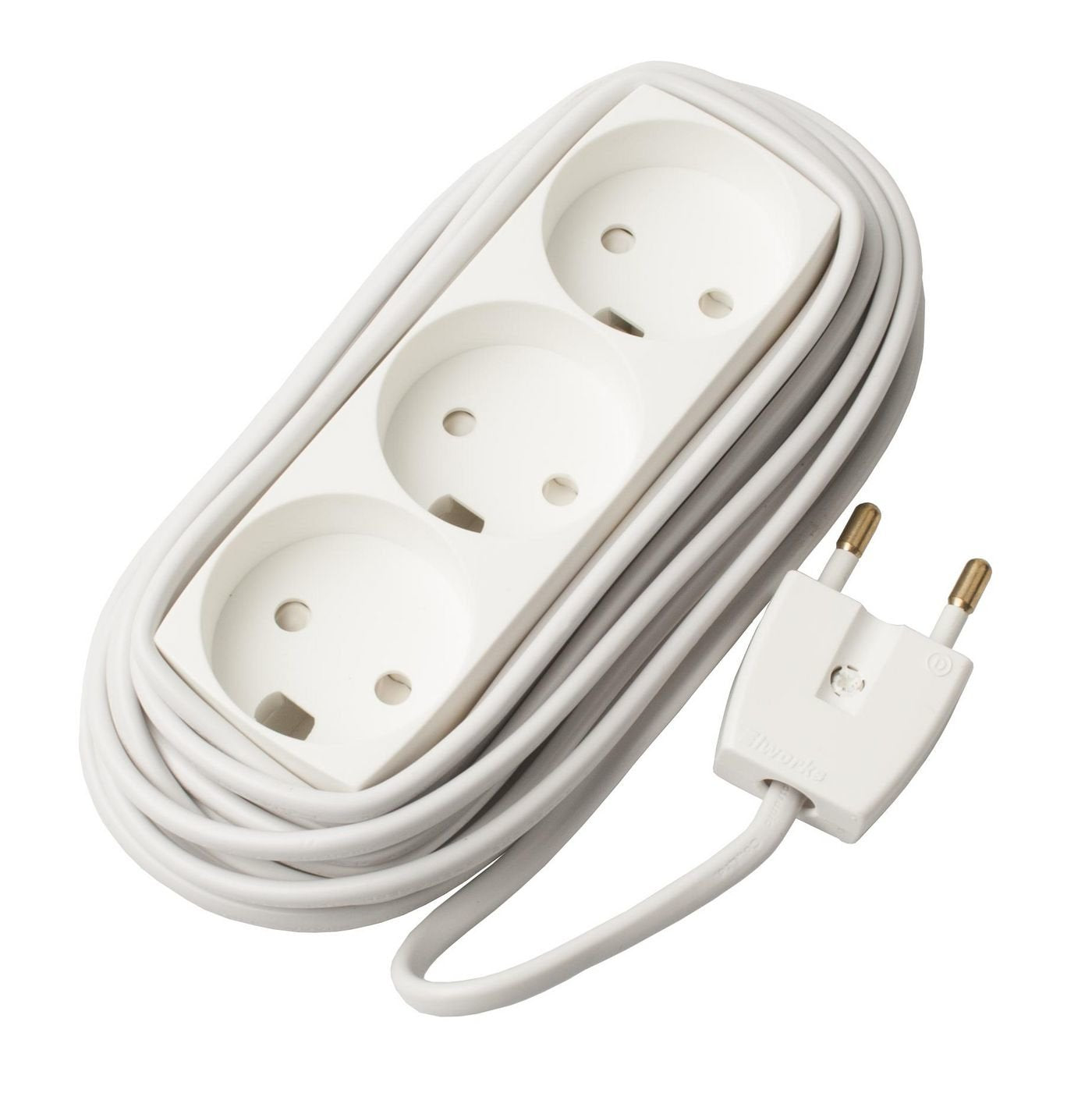 Microconnect Gruelu3h050 Base Múltiple 5 M 3 Salidas Ac Blanco
