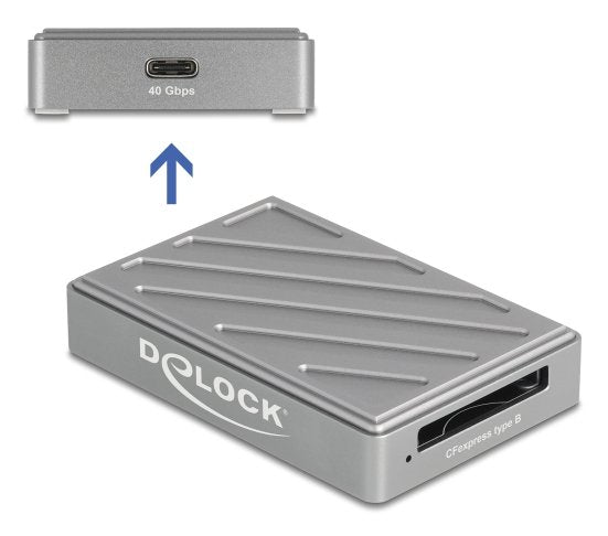 Delock 40 Gbps Usb Tipo-C? Card Reader Para Cfexpress Typ B Speicherkarten