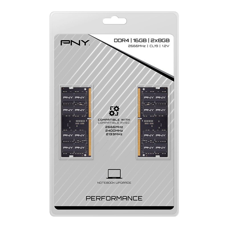Memoria Ram Pny Mn16gk2d42666 16gb (2x8) 2666mhz Sodimm Ddr4