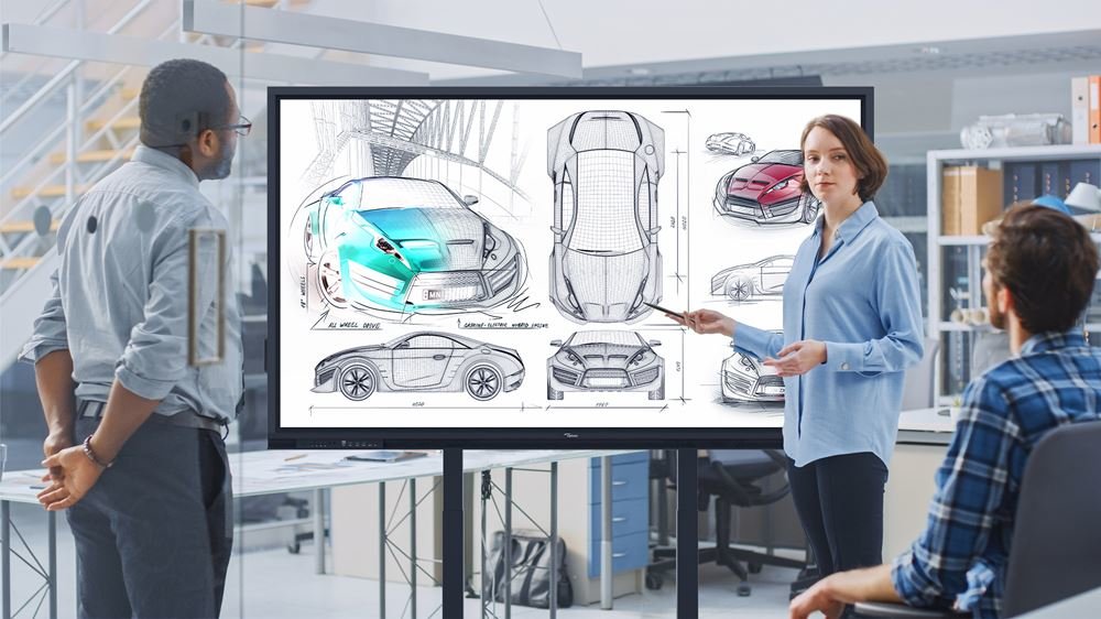 Optoma Creative Touch 3652rk 65" Clase Diagonal 3-Series Pantalla Lcd Con Retroiluminación Led Interactivo Con Pantalla Táctil (Multitáctil) 4k Uhd (2160p) 3840 X 2160 Direct Led Negro