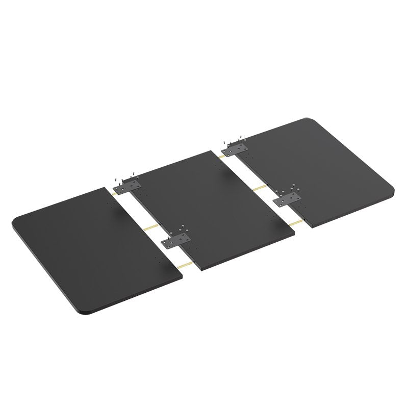 Table Top, 3-Piece Partioned, 1200x600mm, Negro