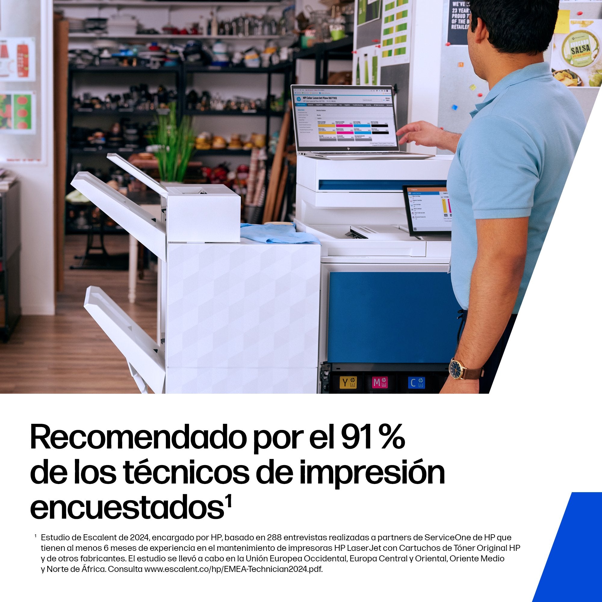 EAN 0192545841795 - HP LaserJet 3WT90A Toner Collection Unit Contenedor de residuos imagen 2