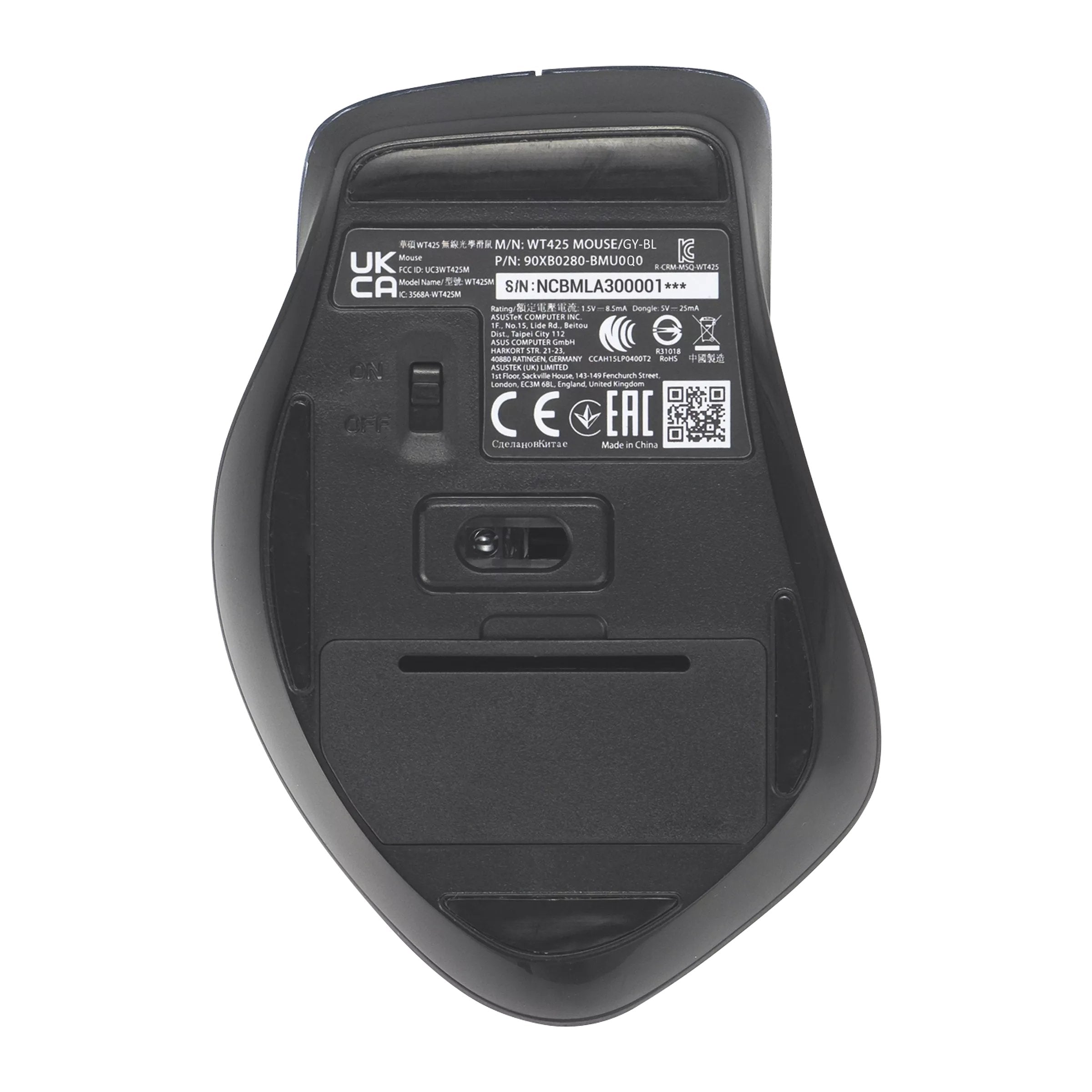EAN 4711387970195 - ASUS WT425 ratón Oficina mano derecha RF inalámbrico Óptico 1600 DPI imagen 5