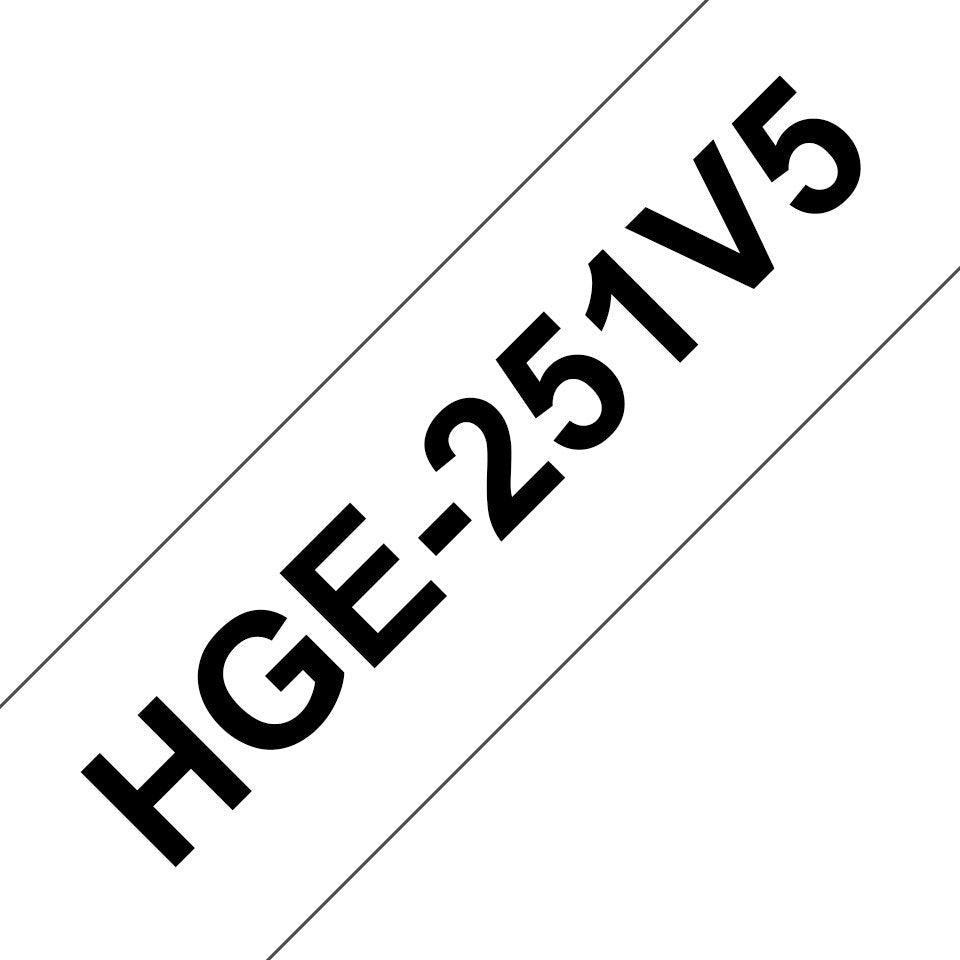EAN 4977766684637 - Brother HGE-251V5 cinta para impresora de etiquetas imagen 1