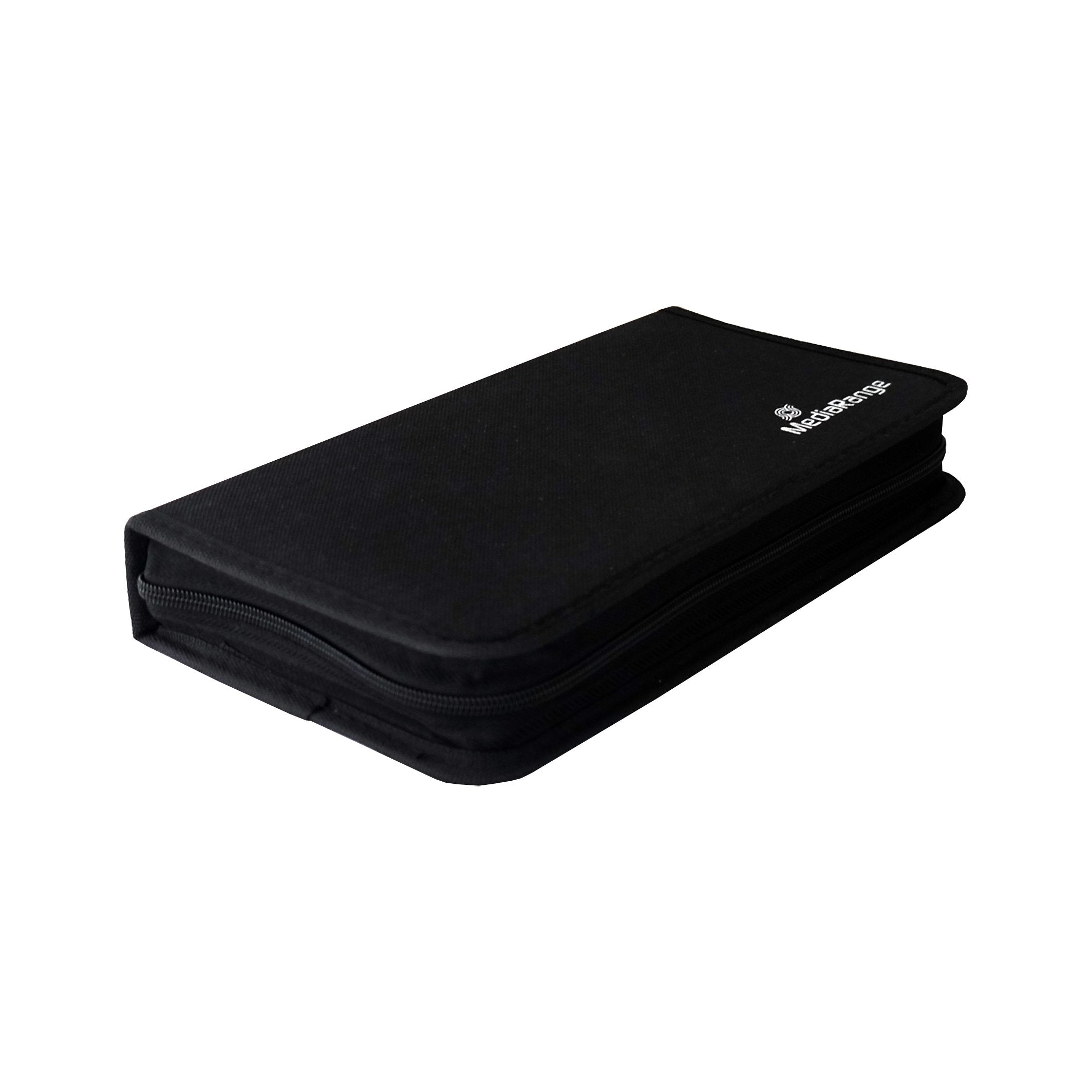 Mediarange Box51 Funda Para Discos Ópticos Funda Cartera 48 Discos Negro