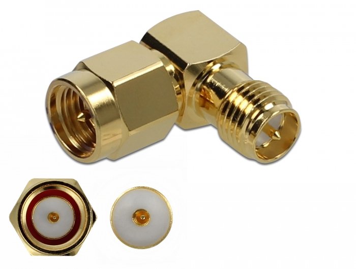 Delock 89955 Conector Sma, Rp-Sma Oro